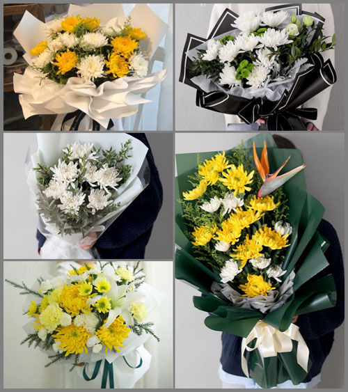 贵州六盘水盘县红果街道白事花束代送